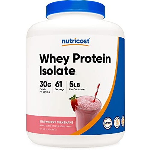 Nutricost Whey Protein Isolate Strawberry Milkshake 5LBS