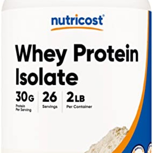 Nutricost Whey Protein Isolate Unflavored 2LBS