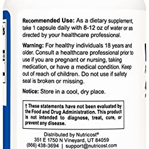 Nutricost Wormwood Capsules 450mg 120 Capsules - Vegetarian Caps,...