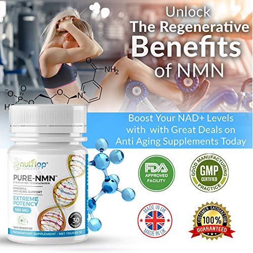 Pure-NMN Nicotinamide Mononucleotide Extreme Potency 500mg Capsul...