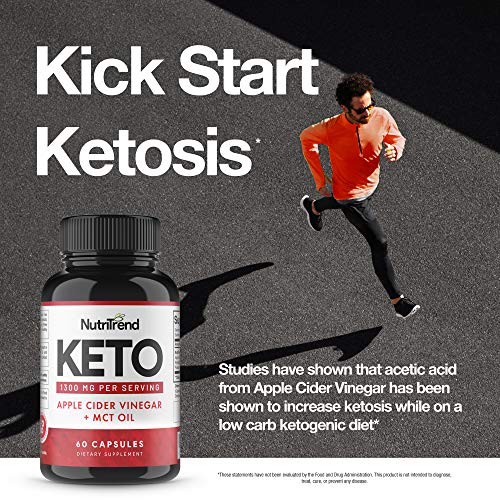 Keto Pills with Apple Cider Vinegar & MCT Oil, BHB Weight Loss Su...