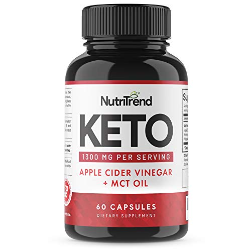 Keto Pills with Apple Cider Vinegar & MCT Oil, BHB Weight Loss Su...