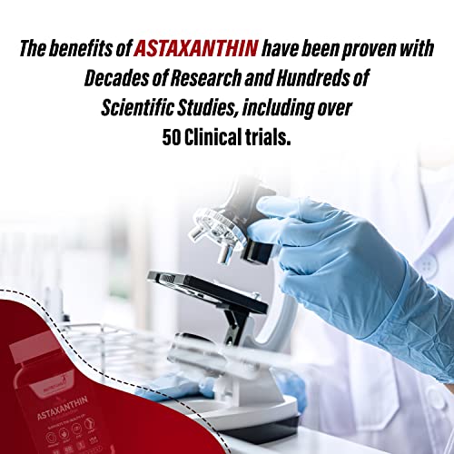 Nutritunes Astaxanthin 12mg Vegan Softgels - Powerful Health Supp...