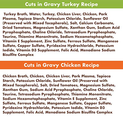 NUTRO Grain Free Natural Soft Wet Cat Food Cuts in Gravy Beef Rec...