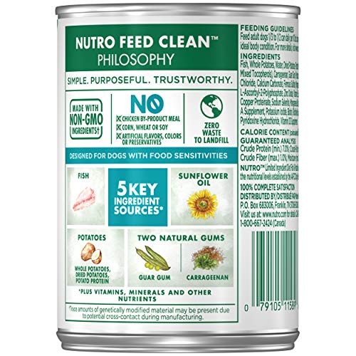 NUTRO Limited Ingredient Diet Adult Canned Soft Wet Dog Food Prem...