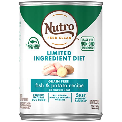 NUTRO Limited Ingredient Diet Adult Canned Soft Wet Dog Food Prem...