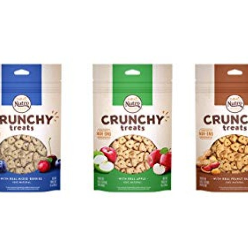 Nutro All Natural Crunchy Training Treats For Dogs 3 Flavor Varie...