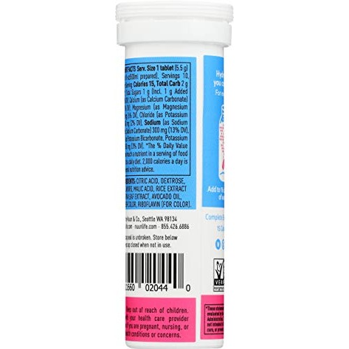 Nuun BEV TUBE TB, blue, Citrus Fruit, 10 Count