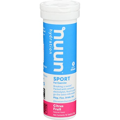 Nuun BEV TUBE TB, blue, Citrus Fruit, 10 Count