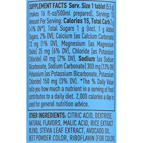 Nuun BEV TUBE TB, blue, Citrus Fruit, 10 Count