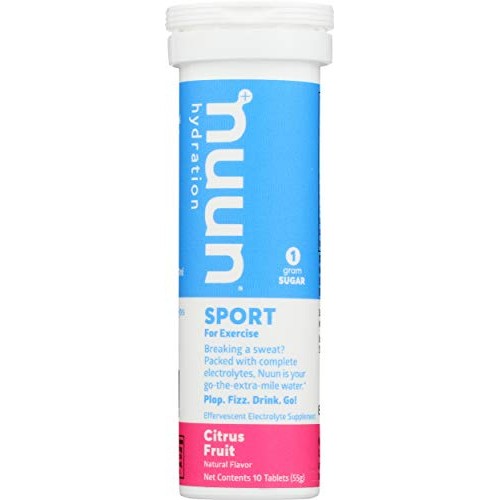 Nuun BEV TUBE TB, blue, Citrus Fruit, 10 Count