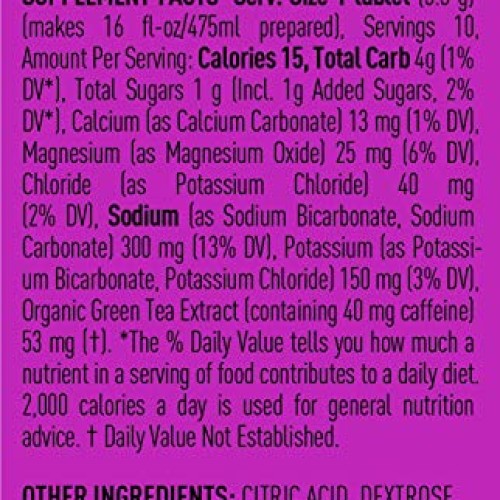 Nuun Sport + Caffeine: Electrolyte Drink Tablets, Wild Berry,10 C...