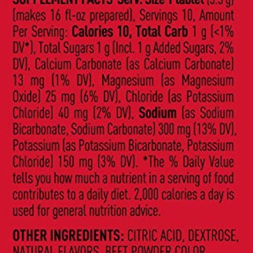 Nuun Sport: Electrolyte Drink Tablets, Fruit Punch, 8 Tubes 80 S...