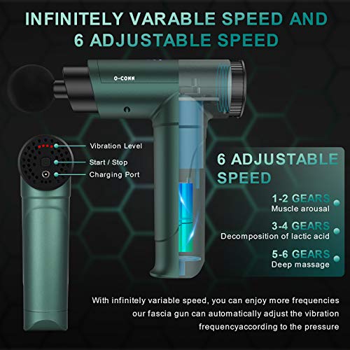 Muscle Massage Gun, O-CONN Deep Tissue Massage Gun, Electric Hand...