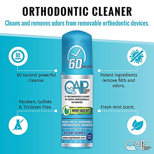OAP Cleaner - Cleans and Sterilizes Removable Dental and Ortho Ap...