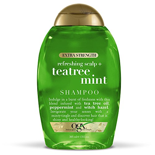 OGX Extra Strength Refreshing Scalp + Tea Tree Mint Shampoo, 13 O...