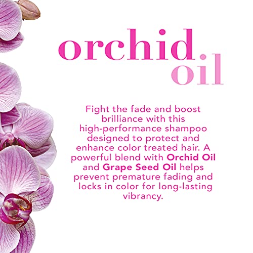 OGX Fade-Defying Orchid Oil Shampoo with UVA/UVB Sun Filters, 13 ...