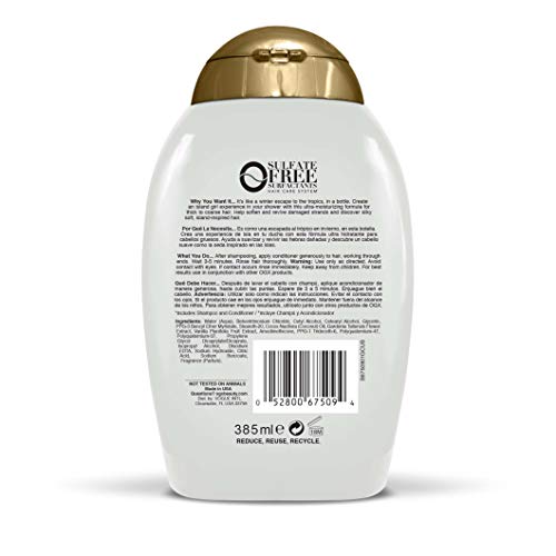 OGX Holiday 2019 limited edition coconut miracle oil conditioner,...