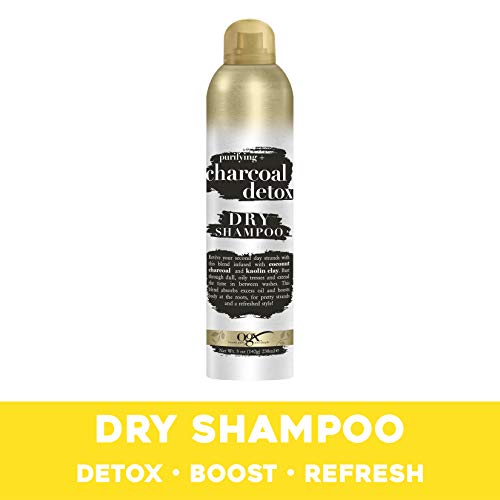 OGX Purifying + Charcoal Detox Dry Shampoo Spray with Activated C...