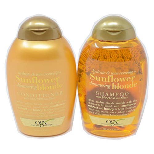 OGX Sunflower Shimmering Blonde Hydrate and Tone Reviving+ Shampo...