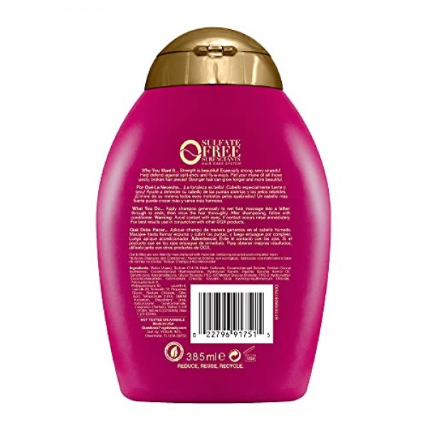 Organix Anti-Breakage Keratin Oil Shampoo, 385ml