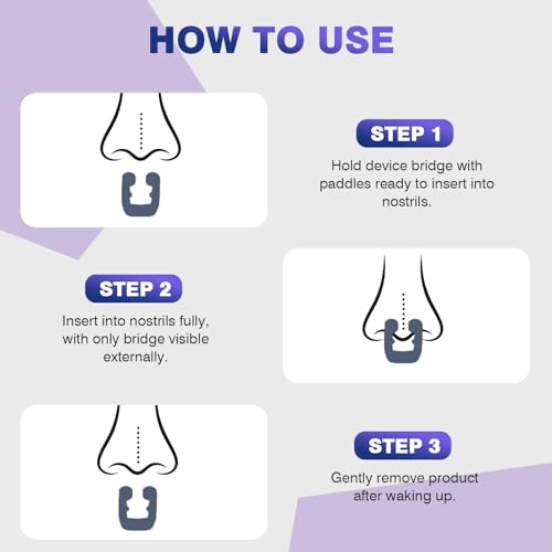 Anti Snoring Devices,Snore Stopper with Adjustable Magnet, Silico...