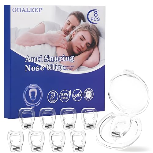 Anti Snoring Devices,Snore Stopper with Adjustable Magnet, Silico...