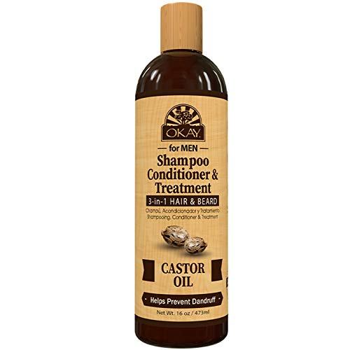 OKAY | Shampoo, Conditioner & Treatment 3-in-1 | Hair & Beard | M...