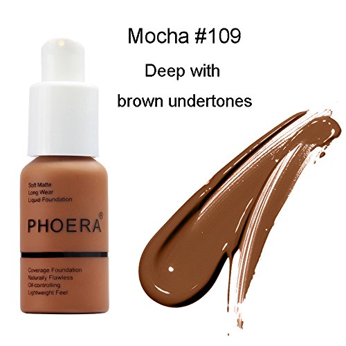 New 30ml PHOERA Matte Oil Control Concealer Foundation Cream Liqu...