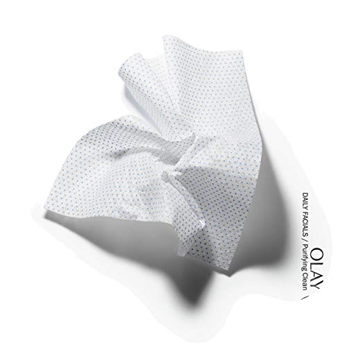 Olay Daily Facials, Deeply Purifying Clean, 5-in-1 Cleansing Wipe...