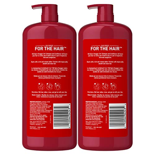 Old Spice, Shampoo and Conditioner 2 in 1, Swagger for Men, 32 Fl...