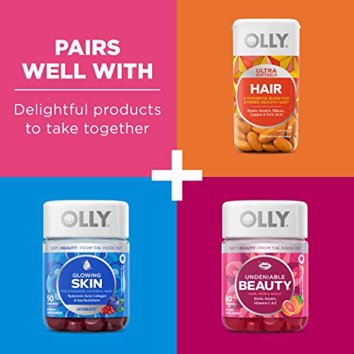 OLLY Collagen Gummy Rings, 2.5g of Clinically Tested Collagen, Bo...