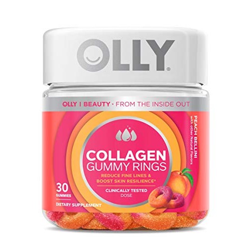 OLLY Collagen Gummy Rings, 2.5g of Clinically Tested Collagen, Bo...