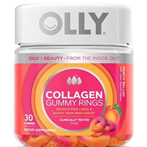 OLLY Collagen Gummy Rings, 2.5g of Clinically Tested Collagen, Bo...