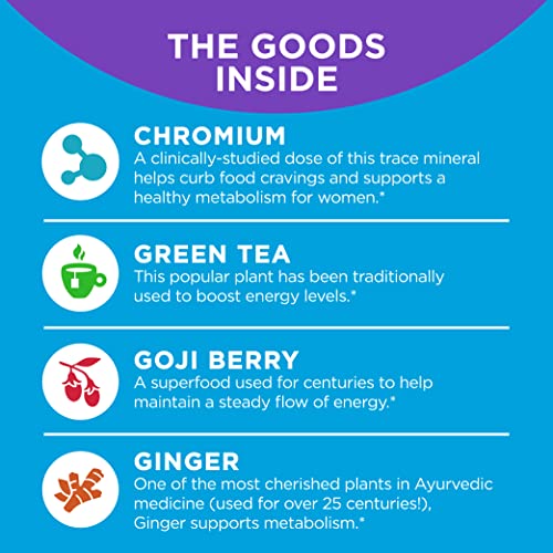 OLLY Combat Cravings, Metabolism & Energy Support Supplement, Chr...