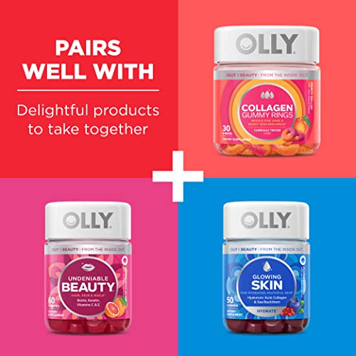 OLLY Heavenly Hair Gummies, Supports Strong Healthy Hair Growth, ...