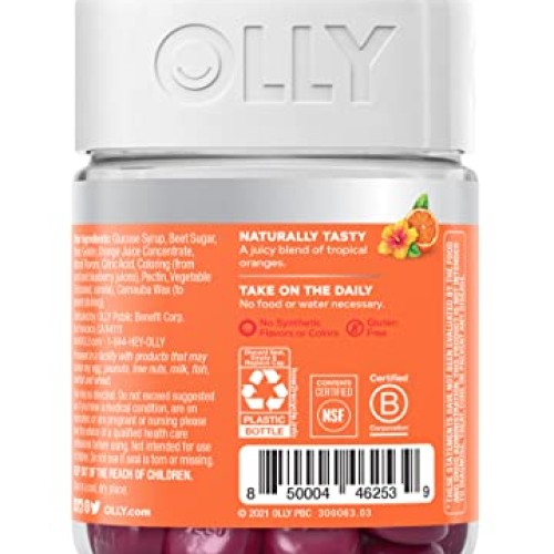 OLLY Heavenly Hair Gummies, Supports Strong Healthy Hair Growth, ...