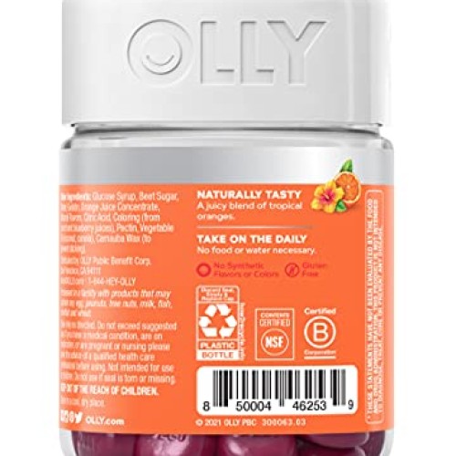 OLLY Heavenly Hair Gummies, Supports Strong Healthy Hair Growth, ...
