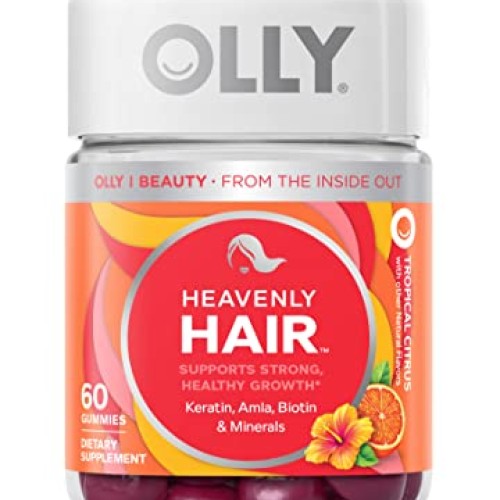 OLLY Heavenly Hair Gummies, Supports Strong Healthy Hair Growth, ...