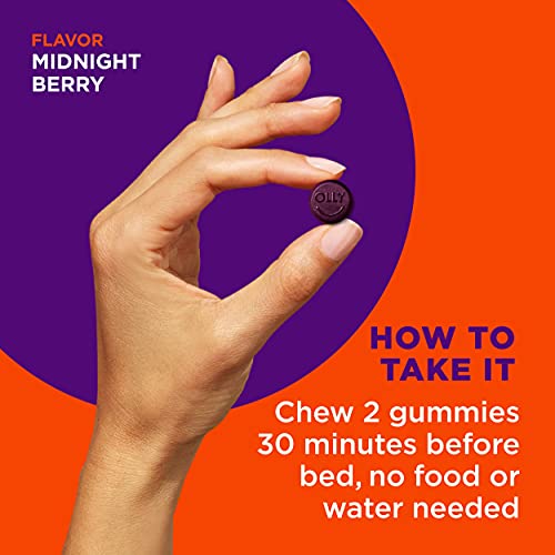 OLLY Immunity Sleep + Elderberry Melatonin Gummy, 30 Day Supply ...