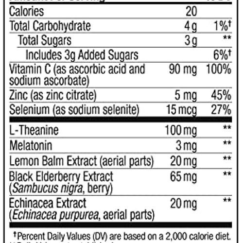 OLLY Immunity Sleep + Elderberry Melatonin Gummy, 30 Day Supply ...