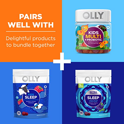 OLLY Kids Multivitamin Gummy Worms, Overall Health and Immune Sup...
