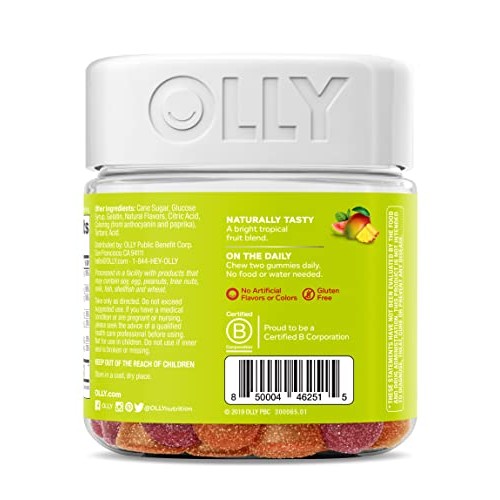OLLY Multi + Probiotic Adult Multivitamin Gummy, 35 Day Supply 7...