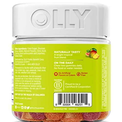OLLY Multi + Probiotic Adult Multivitamin Gummy, 35 Day Supply 7...