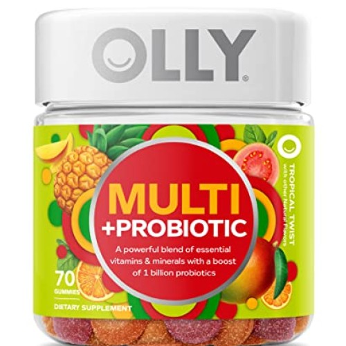 OLLY Multi + Probiotic Adult Multivitamin Gummy, 35 Day Supply 7...