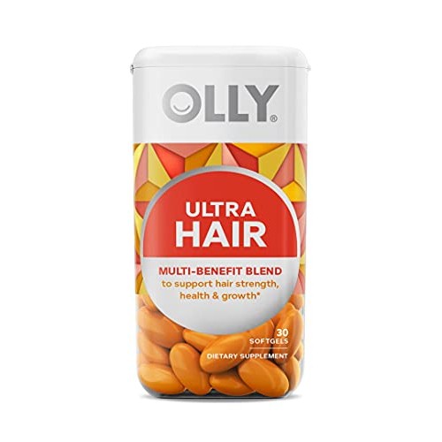 OLLY Ultra Strength Hair Softgels, Supports Hair Strength, Health...
