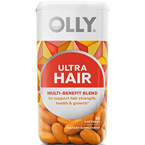 OLLY Ultra Strength Hair Softgels, Supports Hair Strength, Health...