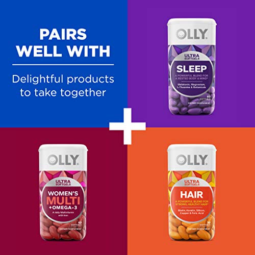 OLLY Ultra Strength Skin Softgels, Hydrate and Firm Skin, Hyaluro...