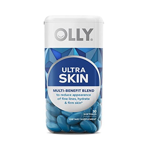 OLLY Ultra Strength Skin Softgels, Hydrate and Firm Skin, Hyaluro...