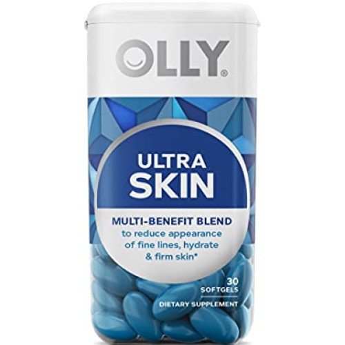 OLLY Ultra Strength Skin Softgels, Hydrate and Firm Skin, Hyaluro...